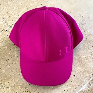 Magenta underarmour baseball cap